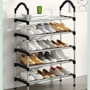 Stainless Steel Shoe Rack Organizer - Multi-Purpose Storage Solution